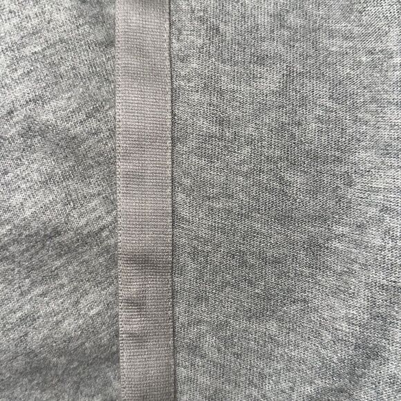 GAP M-L Gray Knit Hooded Cotton Bath Lounge Robe Belted with Pockets - Picture 13 of 15